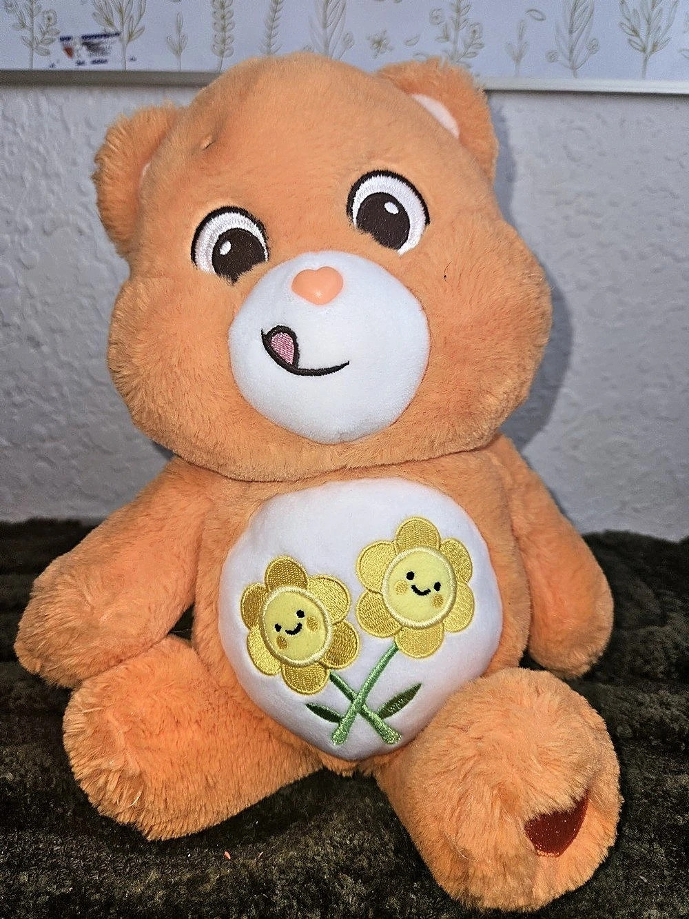 Care Bears Friend Bear 14-Inch Medium Plush Orange & White